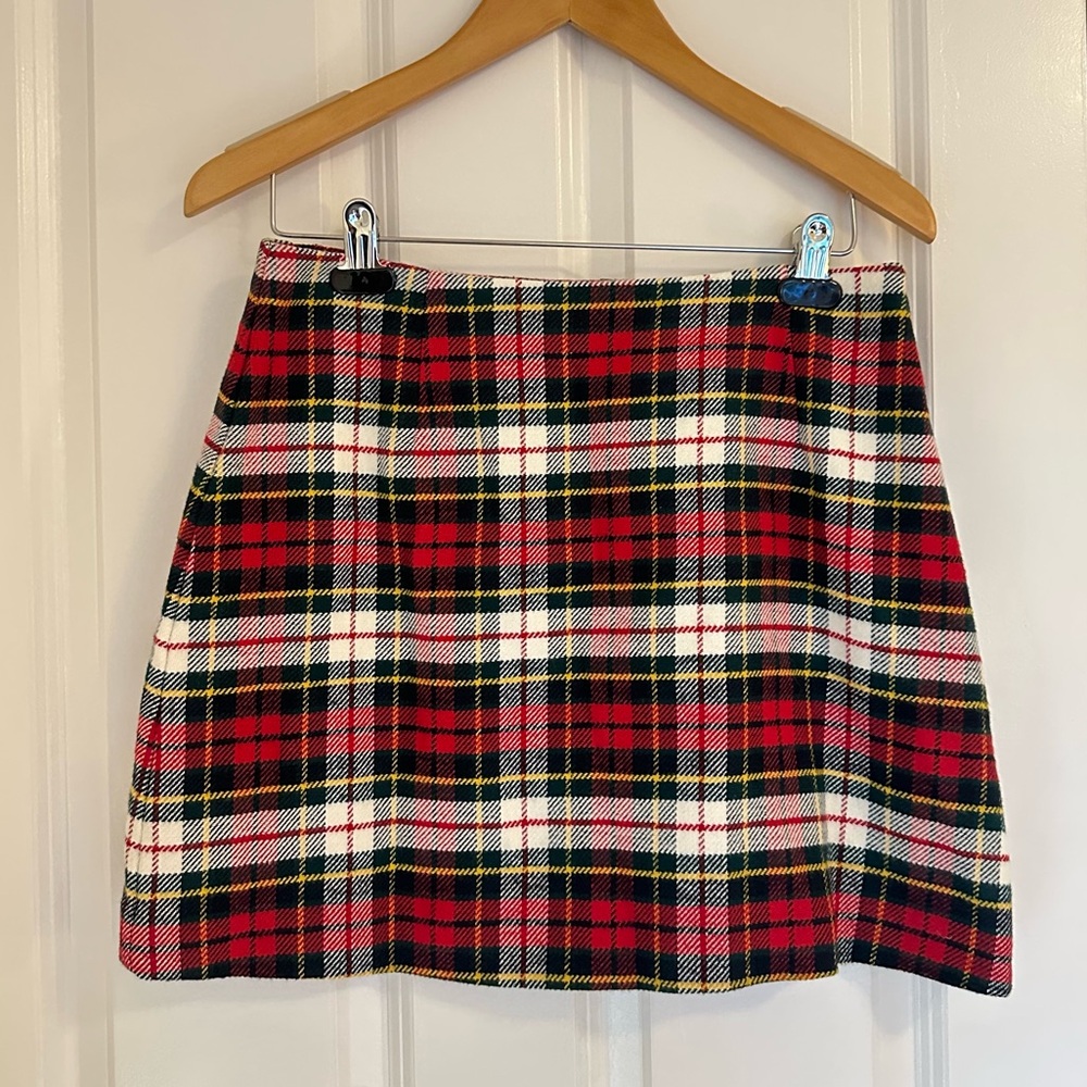 Hill House "Hallie" Plaid Miniskirt, M